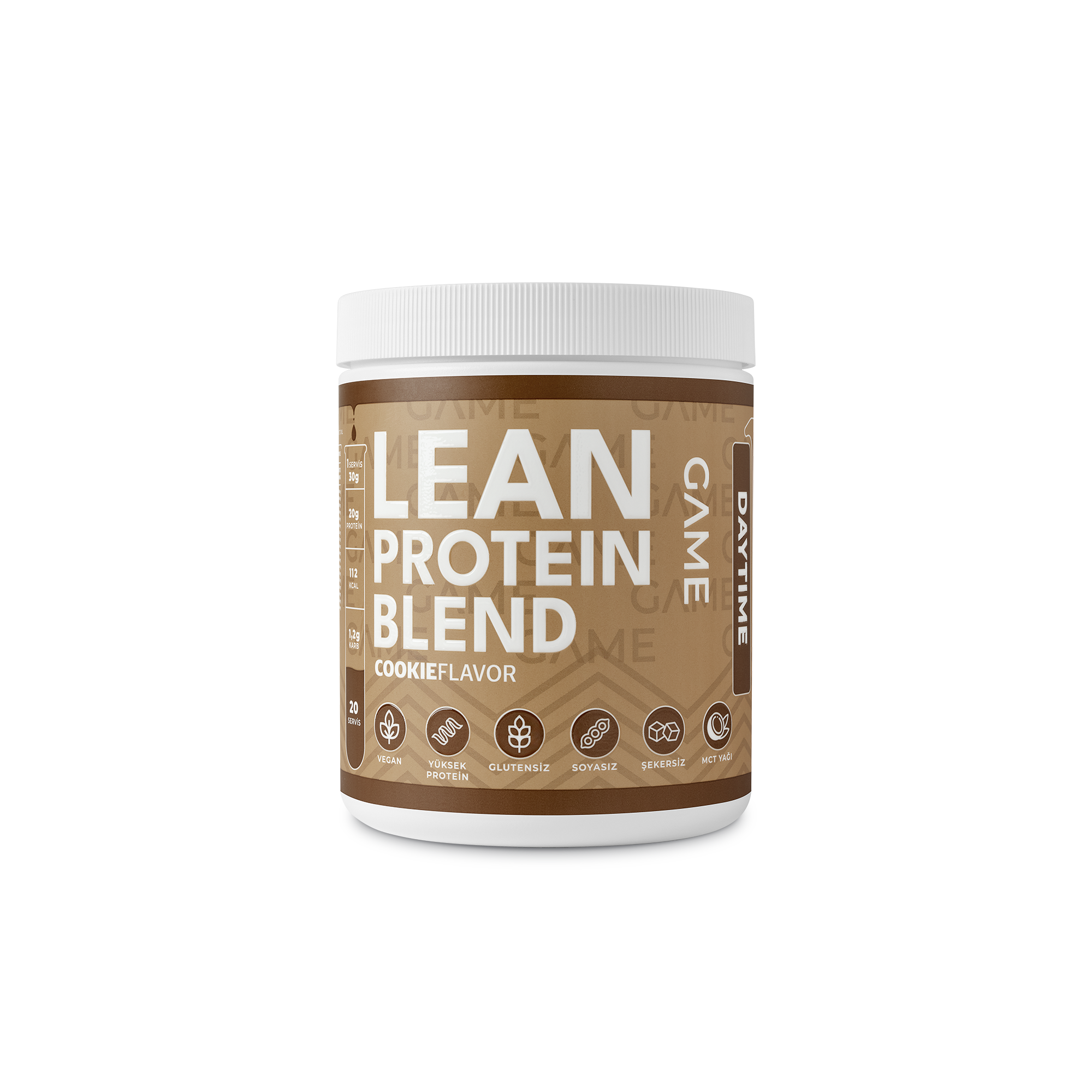 Lean Fit Cookie Flavor Vegan Protein Tozu - 600gram