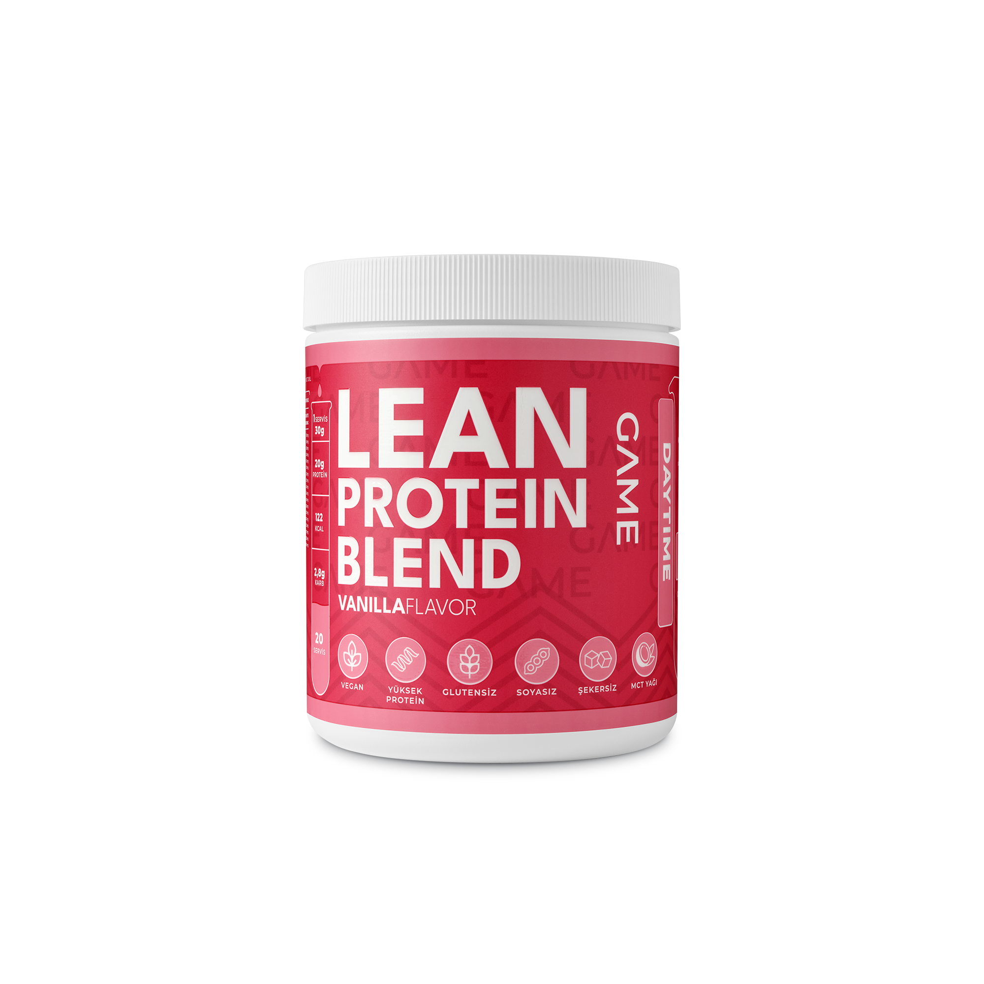 Lean Fit Vanilla Flavor Vegan Protein Tozu - 600gram