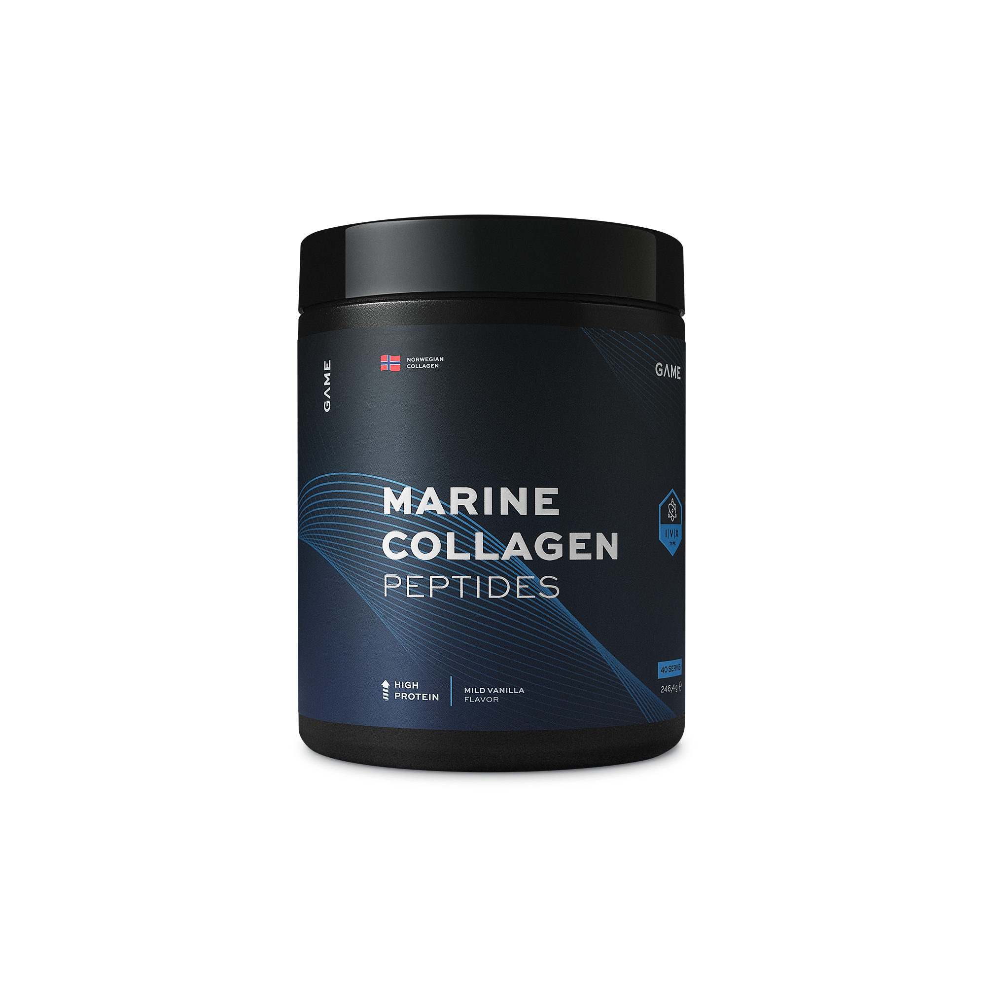 Game Marine Collagen Peptides Mild Vanilla Flavor