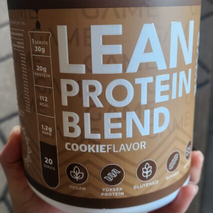 Lean Fit Cookie Flavor Vegan Protein Tozu - 600gram