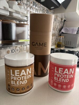 Click to view full screen lean fit cookie flavor vegan protein tozu 600gram