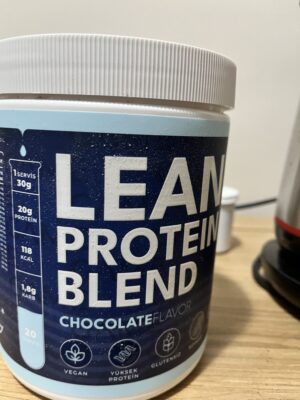 Lean Fit Chocolate Flavor Vegan Protein Tozu - 600gram photo review