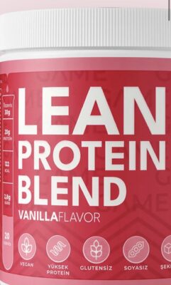 Lean Fit Vanilla Flavor Vegan Protein Tozu - 600gram photo review