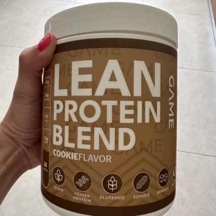 Lean Fit Cookie Flavor Vegan Protein Tozu - 600gram
