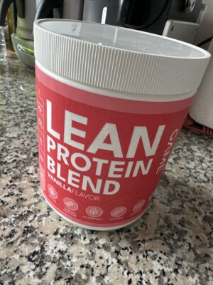 lean fit vanilla flavor vegan protein tozu 600gram