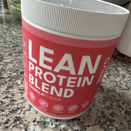 lean fit vanilla flavor vegan protein tozu 600gram