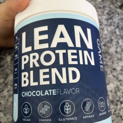 lean fit chocolate flavor vegan protein tozu 600gram